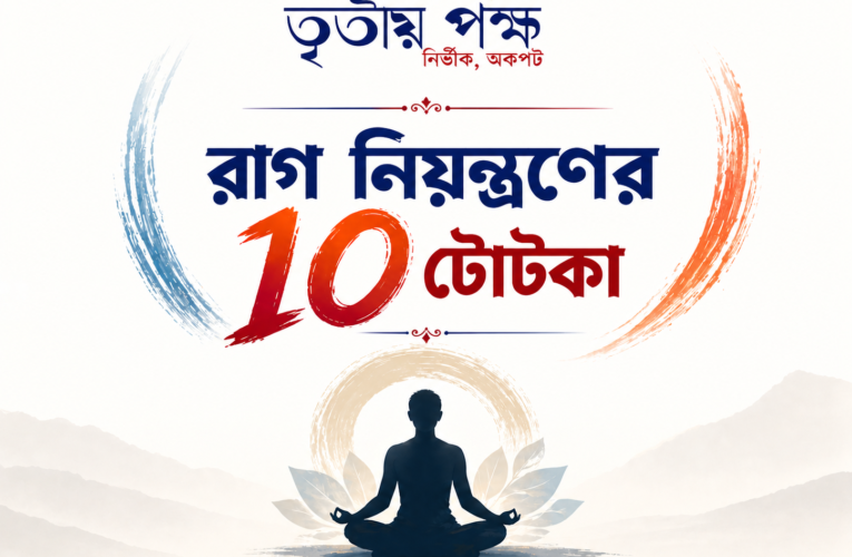 Healthy Mind: রাগ নয়, নিয়ন্ত্রণই শক্তি: ১০টি টোটকা